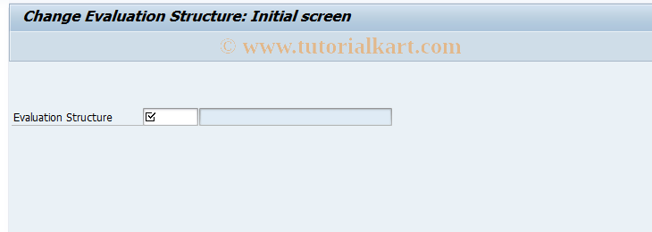 SAP TCode MCX8 - QIS: Change Evaluation Structure