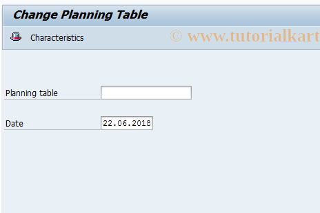 SAP TCode MDP2 - Change combination structure