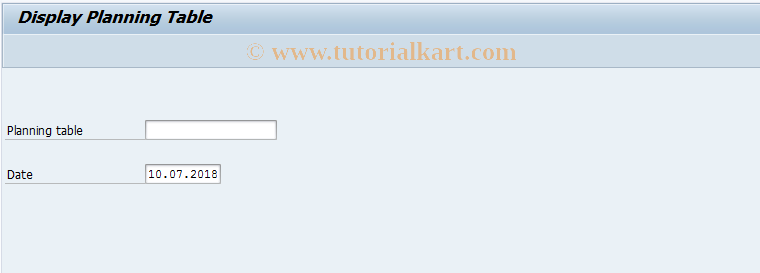 SAP TCode MDP3 - Display combination structure