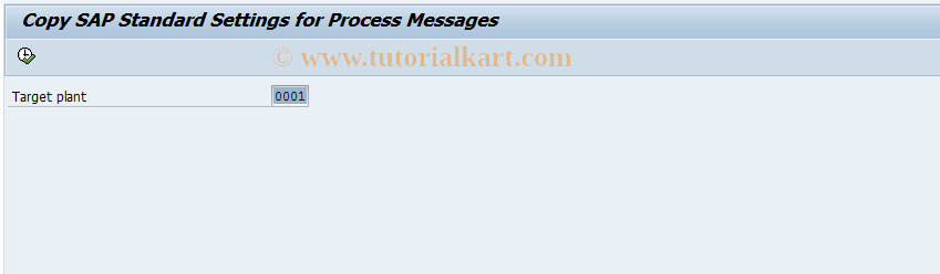 SAP TCode O22C - Copy SAP Messages (Standard)