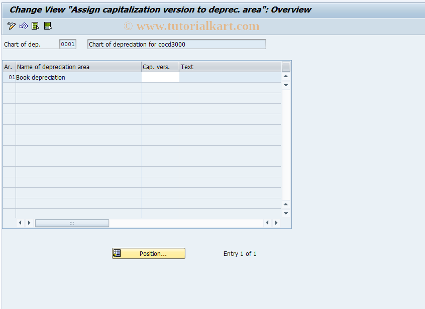 SAP TCode OIB5 - Depreciation areas/value transfer