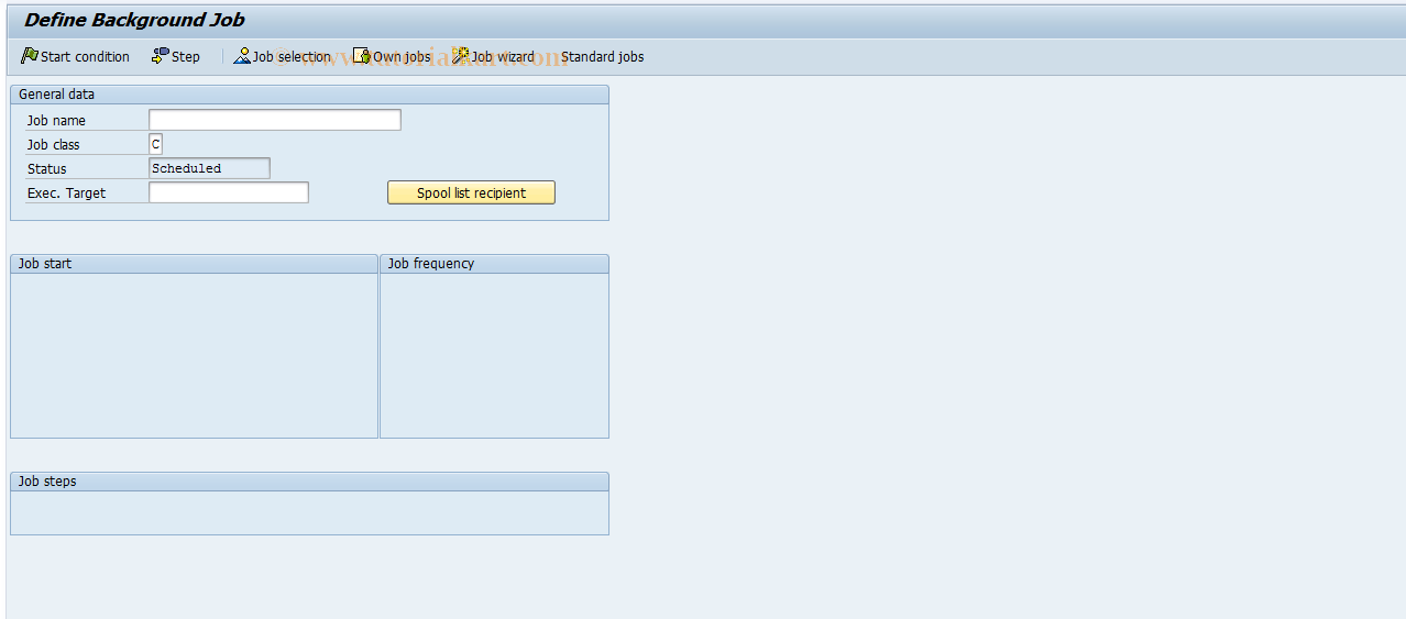 SAP TCode OPLP - Job Convert planned order