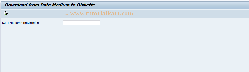 SAP TCode PC00_M01_UTSV - Download Data Medium to Disk