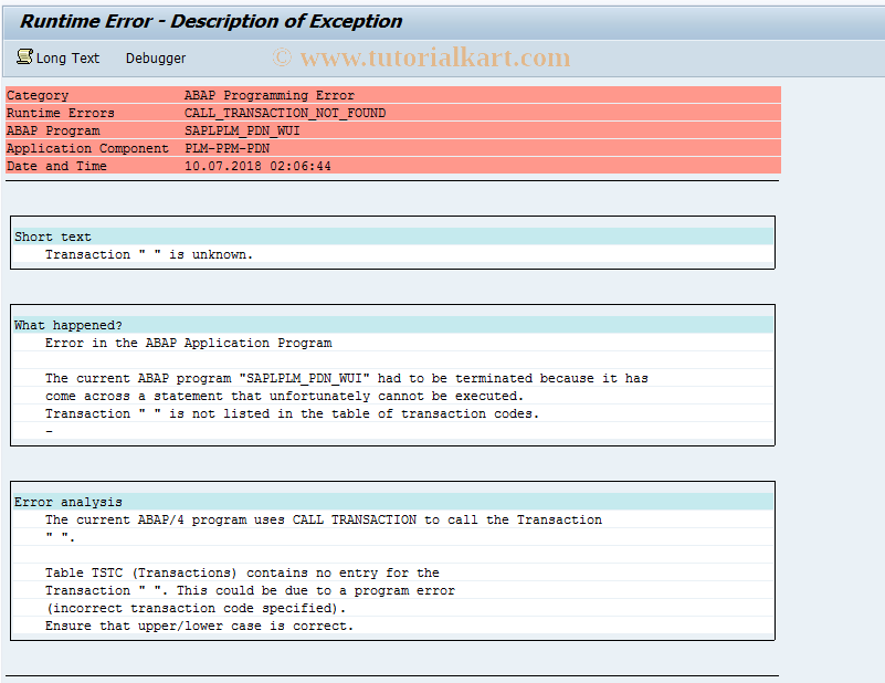 SAP TCode PLM_PDN_WUI_2_SCREEN - Dialog Method Calls via ITS