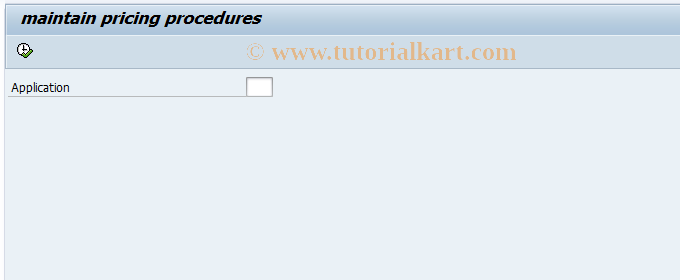 SAP TCode PRC_PRICPROC - maintain pricing procedure