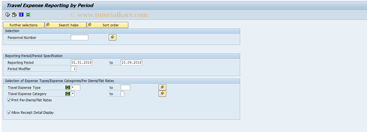 SAP TCode PRST - Period Statistics