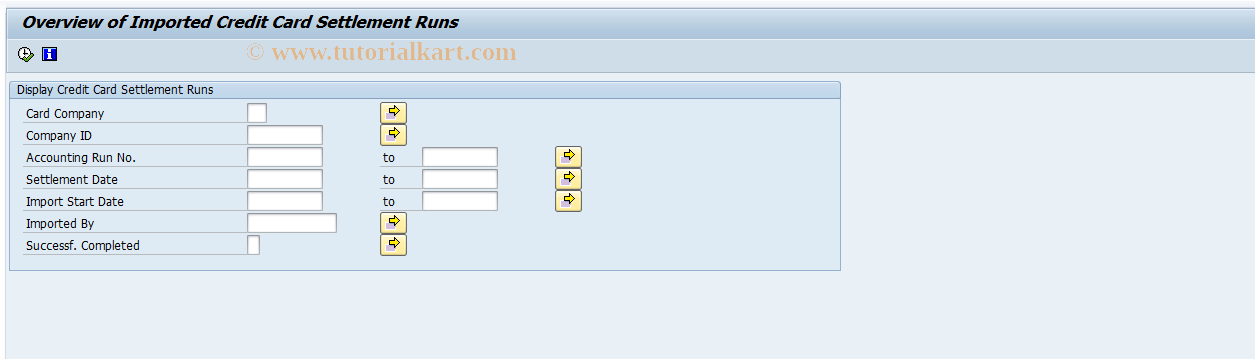 SAP TCode PRTA - Overview of Travel Expense Reports