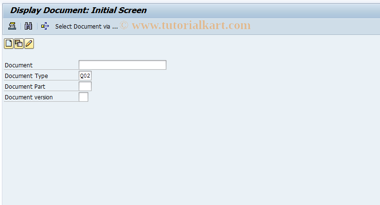 SAP TCode QV13 - Display technical delivery terms