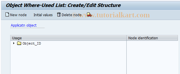 SAP TCode REAT0022 - AM: Where-Used List: Structure