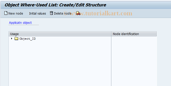 SAP TCode REBDBE0022 - BE: Where-Used List: Structure