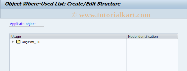 SAP TCode REBDBU0022 - BU: Where-Used List: Structure