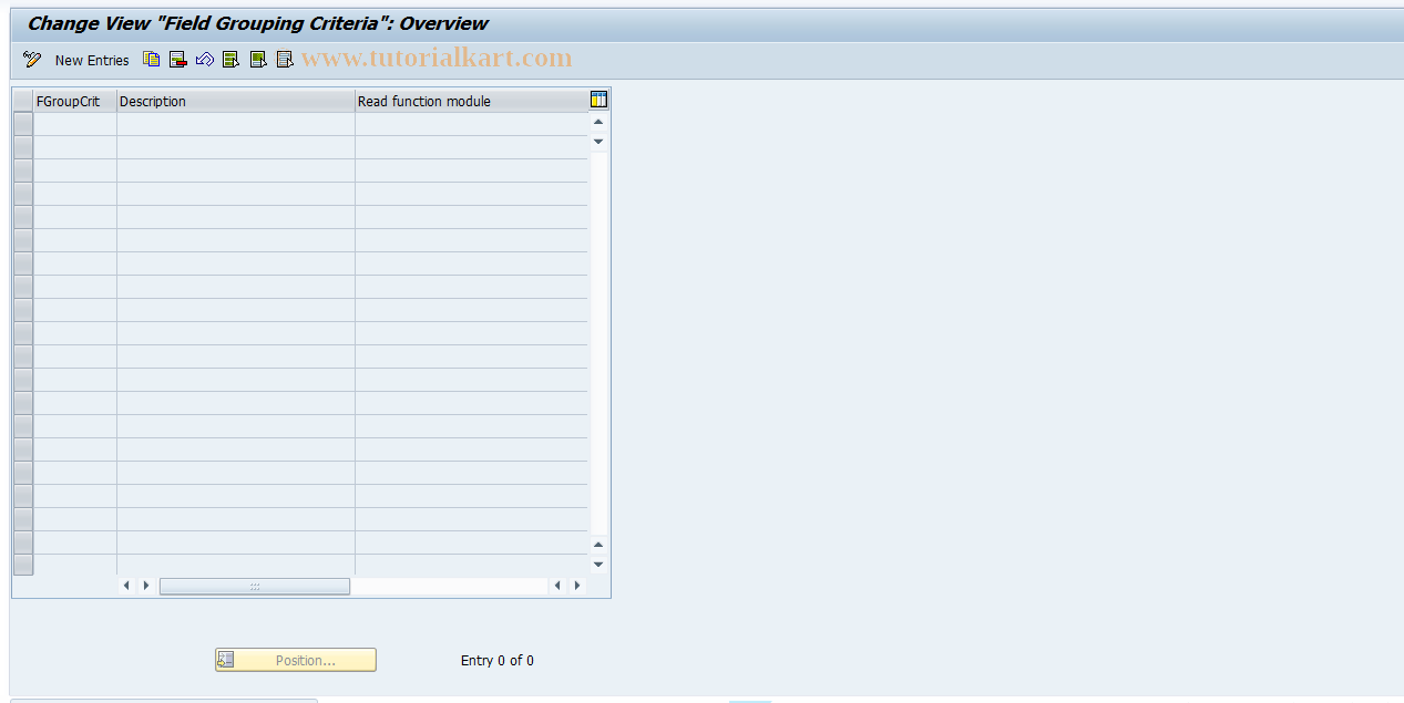 SAP TCode RELML30012 - L3: Field Modification Criteria