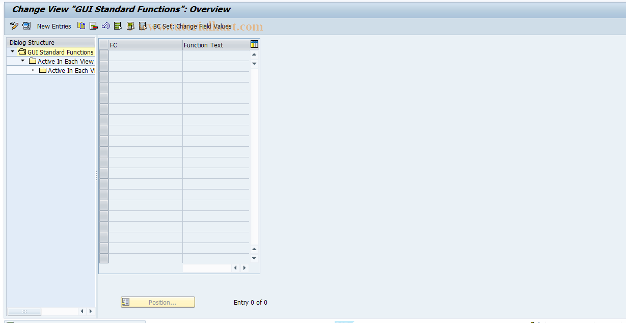 SAP TCode RELML50008 - L5: CUA Standard Functions