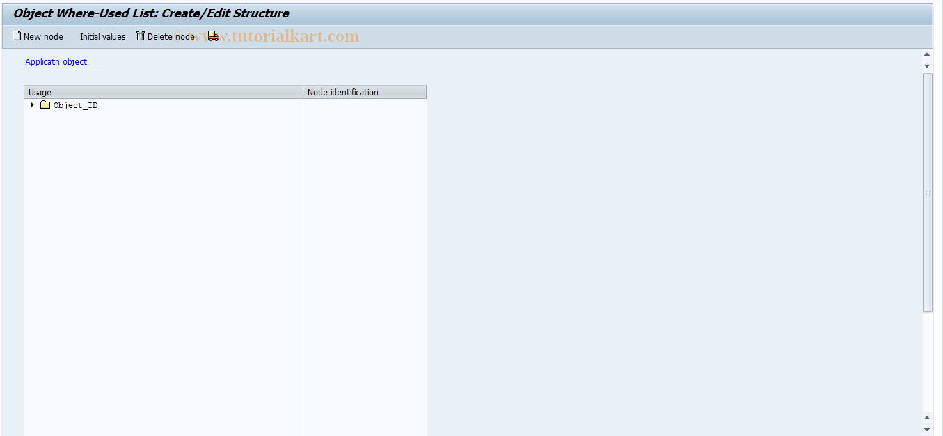 SAP TCode REORMP0022 - MP: Where-Used List: Structure