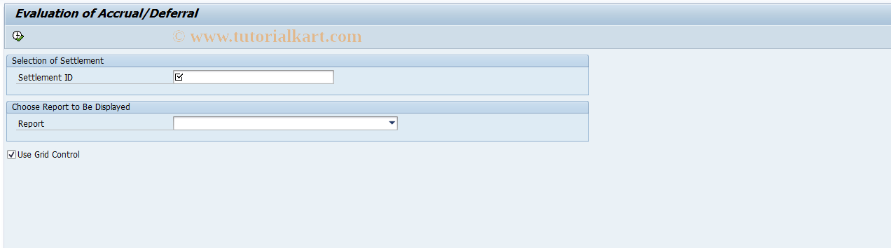 SAP TCode RESCISAL - Evaluation of Accrual/Deferral