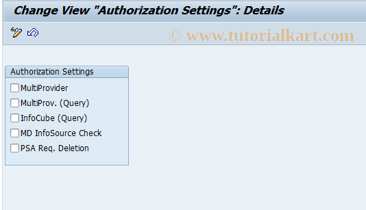 SAP TCode RSCUSTV16 - BW Reporting