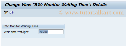 SAP TCode RSCUSTV2 - BW Customizing - View 2