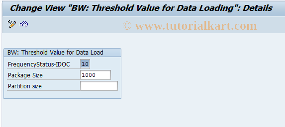 SAP TCode RSCUSTV6 - BW Customizing - View 6