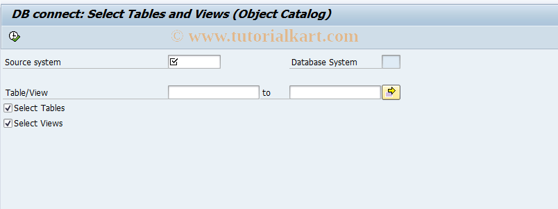 SAP TCode RSDBC - DB connect