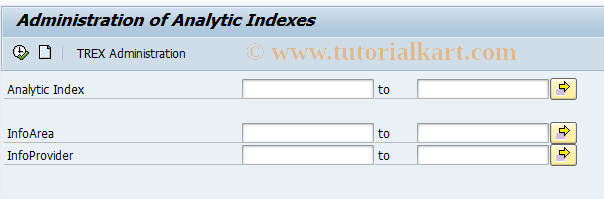 SAP TCode RSDD_LTIP - Administration of Analytical Indexes