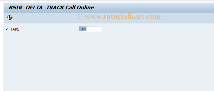SAP TCode RSIR_DELTATRACK - Delta Tracking KPRO