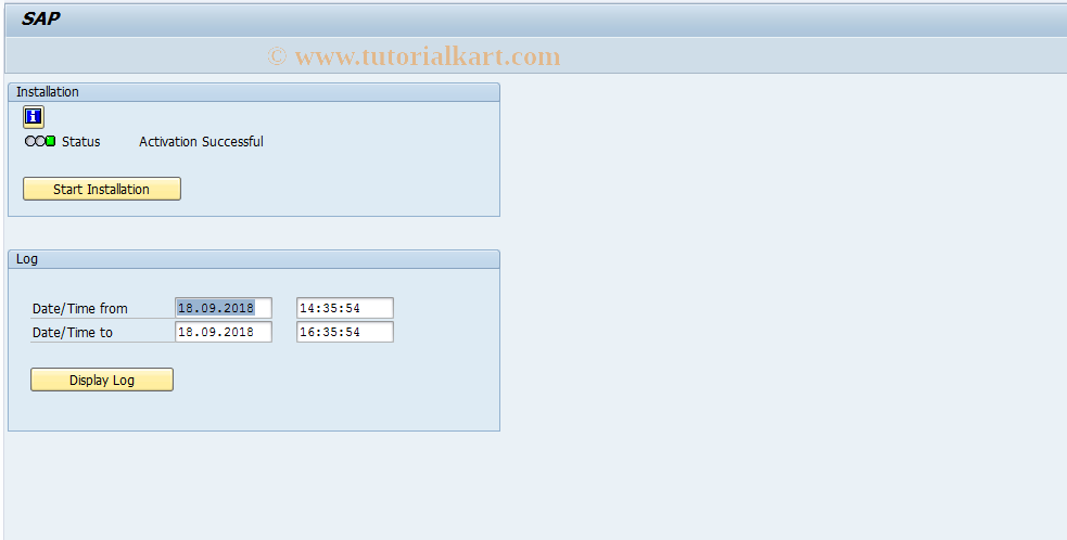 SAP TCode RSTCO_ADMIN - Technical BW Content