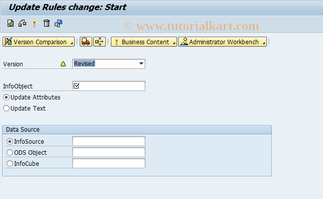 SAP TCode RSU2I - Change update rules