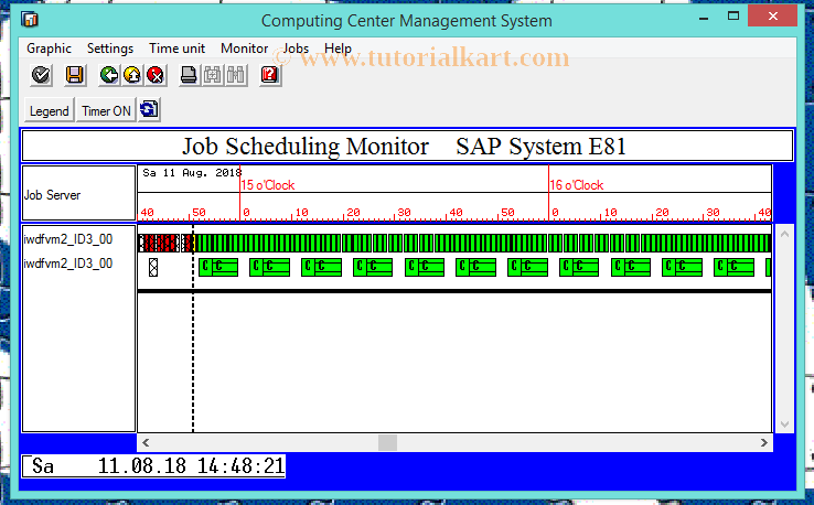 RZ01 SAP Tcode : Job Scheduling Monitor Transaction Code