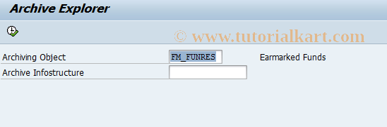 SAP TCode SARE - Archive Explorer