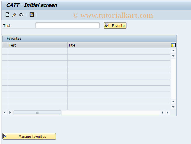 SAP TCode SCPM - CATT - EM