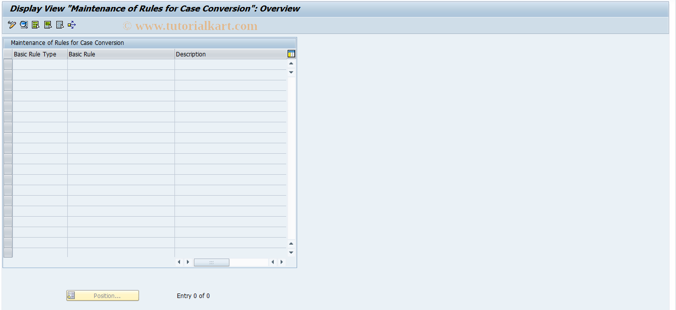 SAP TCode SIC_NORM_CASCO_CFG_S - Maintain Configuration of CASECON