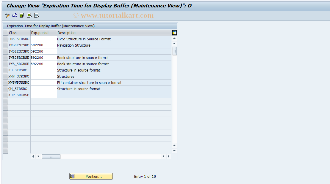 SAP TCode SKPR04 - Maintaining Physical Document Class