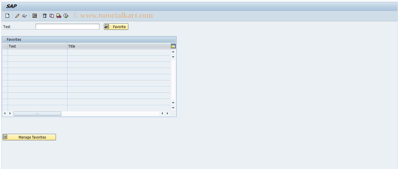 SAP TCode STWB_TC - Test Case Management