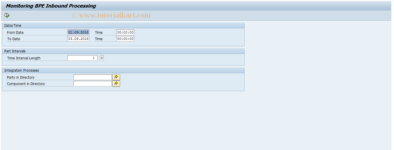 SAP TCode SWF_INB_MON - Monitoring Inbound Processing