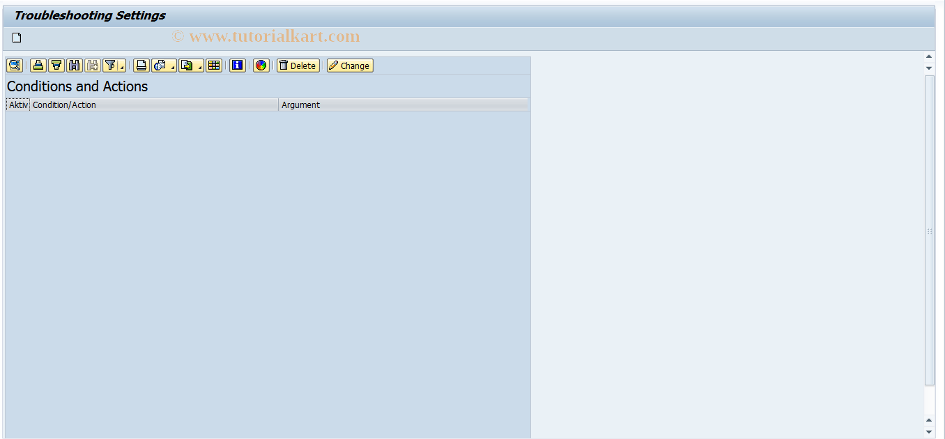 SAP TCode SXMS_TSTOOL - Settings for Error Analysis