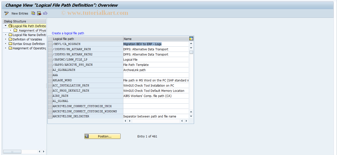 SAP TCode S_ABA_72000063 - IMG Activity: SIMG_CFJB01FILE