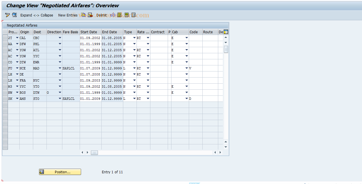 SAP TCode S_AHR_61000623 - IMG Activity: OFTP_NF_001_01