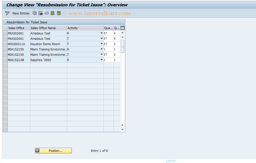 SAP TCode S_AHR_61000722 - IMG Activity: OFTP_MD_001_06