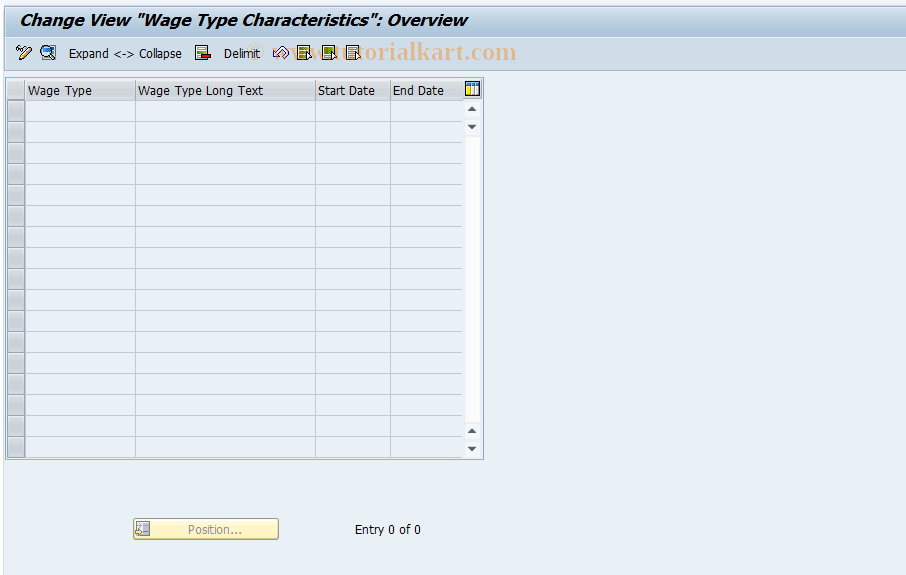 SAP TCode S_AHR_61000731 - IMG Activity: SIMG_OHR1003