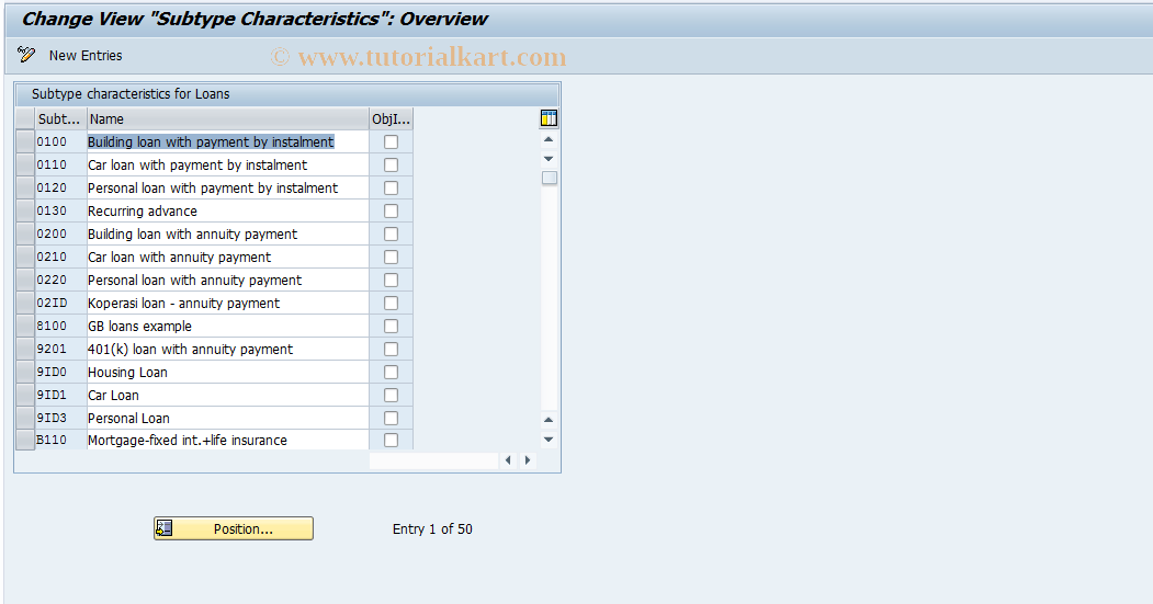 SAP TCode S_AHR_61000803 - IMG-Activity: OHAMX_DL031