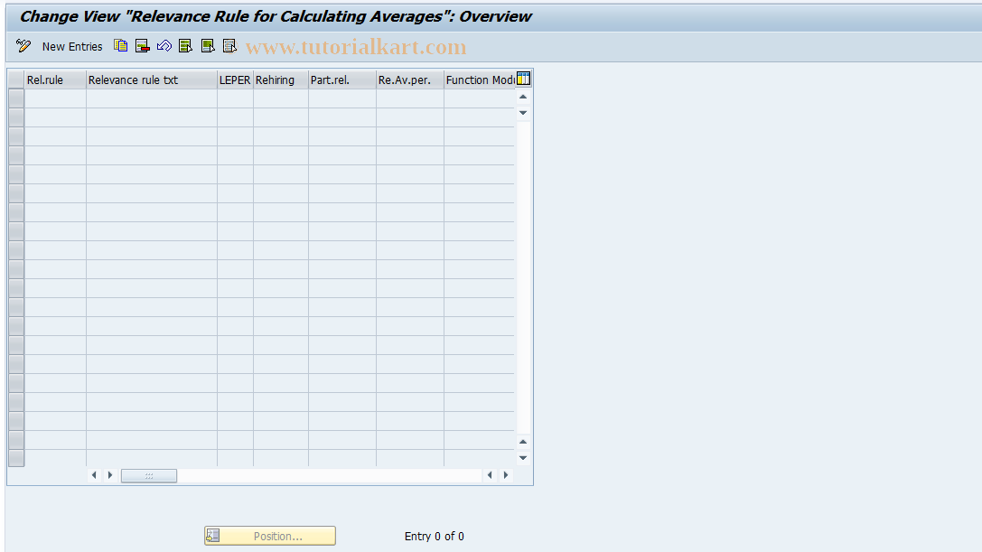 SAP TCode S_AHR_61000929 - IMG-Activity: OHAMX_AV_ABCR