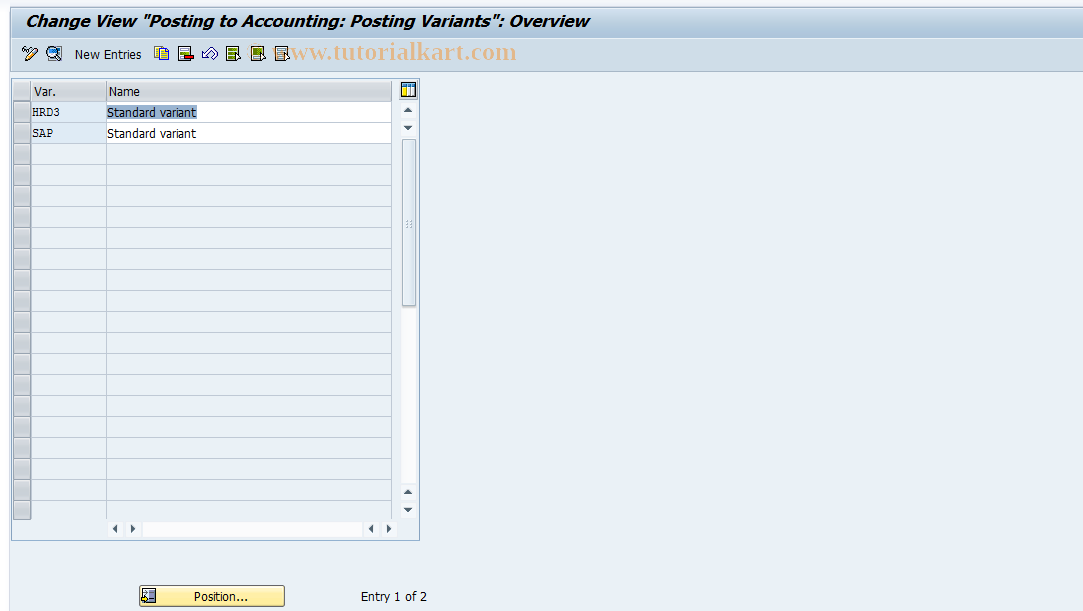 SAP TCode S_AHR_61000972 - IMG-Activity: OHAMX_RI071