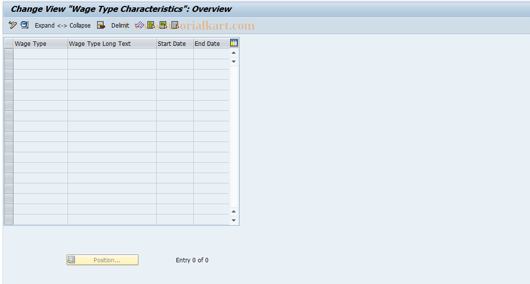 SAP TCode S_AHR_61001195 - IMG-Activity: OHAMX_PE144