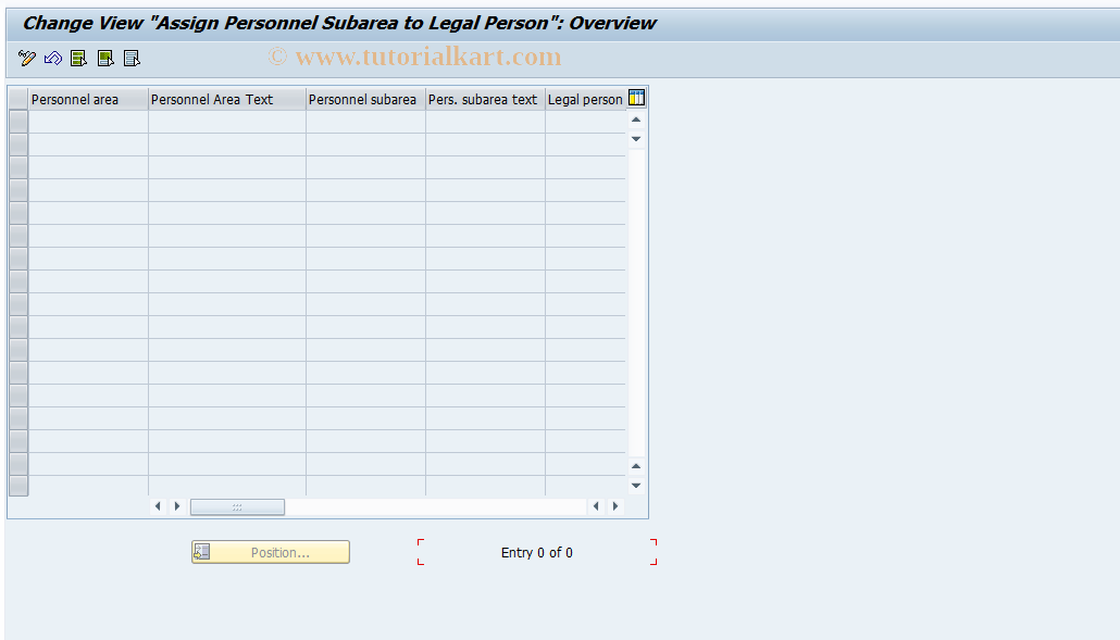 SAP TCode S_AHR_61004285 - IMG-Aktivität: OHASE_UM015