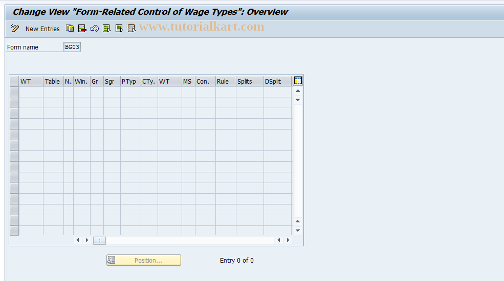 SAP TCode S_AHR_61005906 - IMG Activity: OHADEHF33