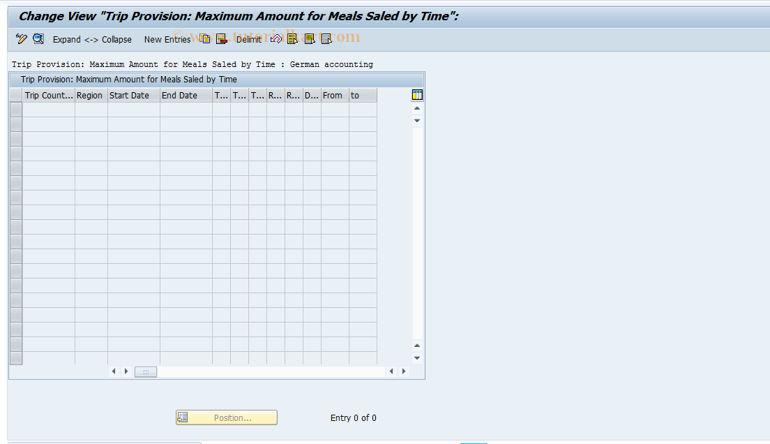 SAP TCode S_AHR_61009183 - IMG Activity: SIMG_OHR0018