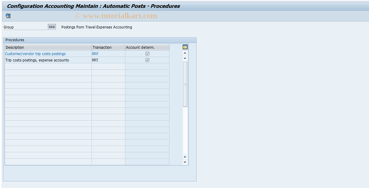 SAP TCode S_AHR_61009336 - IMG Activity: SIMG_OHR0038