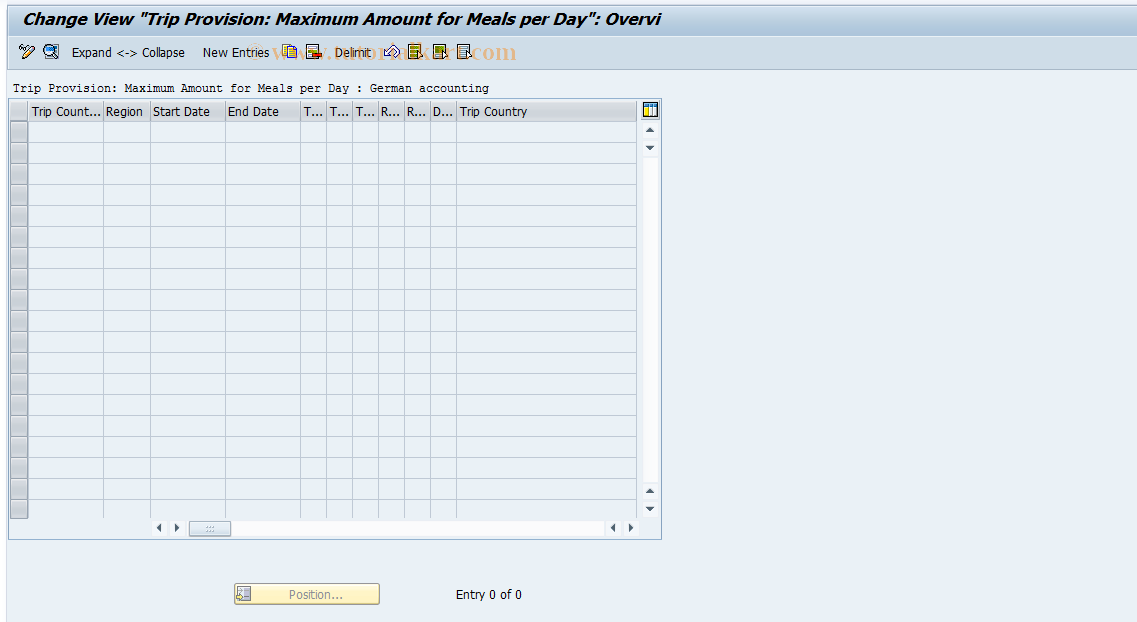 SAP TCode S_AHR_61009351 - IMG Activity: SIMG_OHR0072