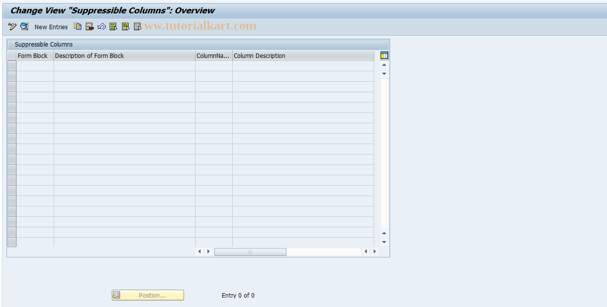 SAP TCode S_AHR_61009487 - IMG Activity: SIMG_OHR_FORM_BLKND