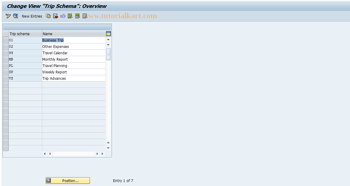 SAP TCode S_AHR_61009519 - IMG Activity: SIMG_OHR0058